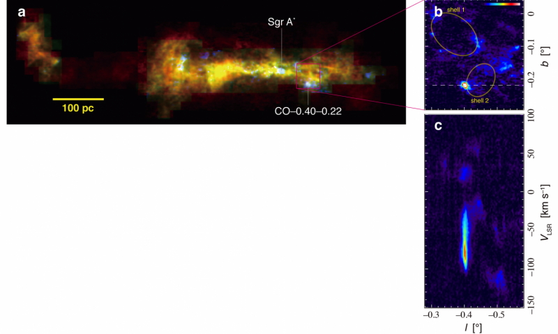 Signs of second largest black hole in the Milky Way: Possible missing link in black hole evolution